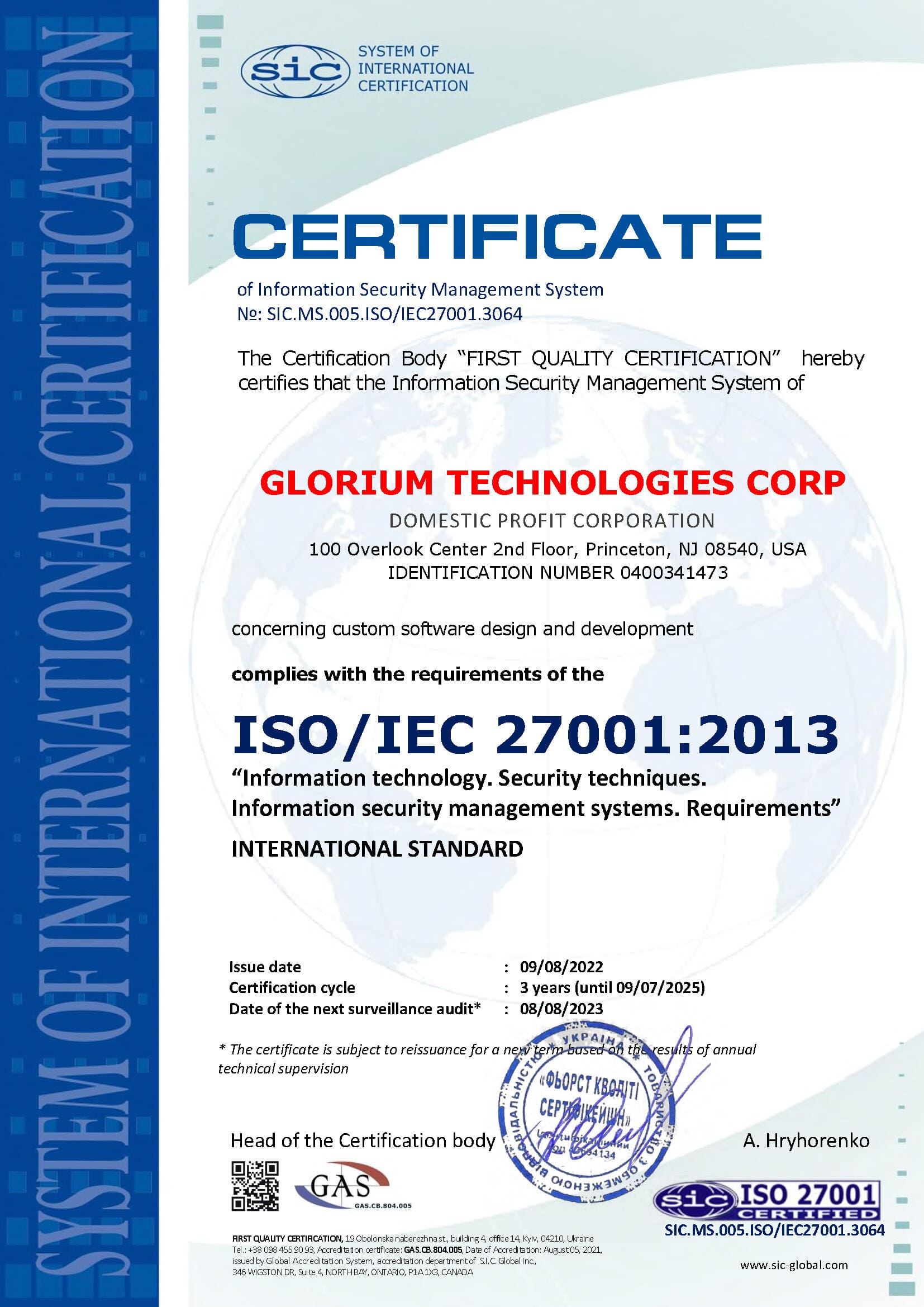 GLORIUM 27001